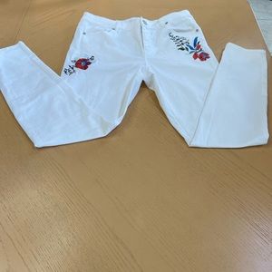 Ann Taylor LOFT white jeans